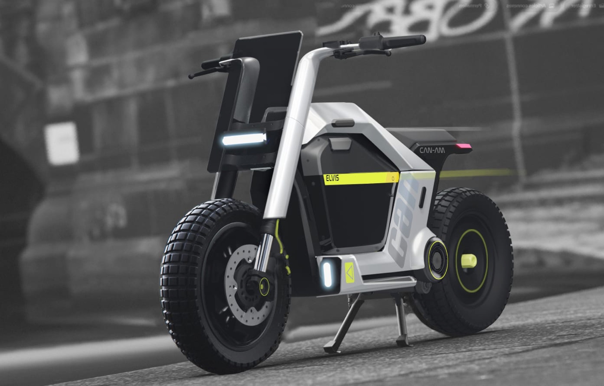 Concept de moto urbaine électrique ELVIS